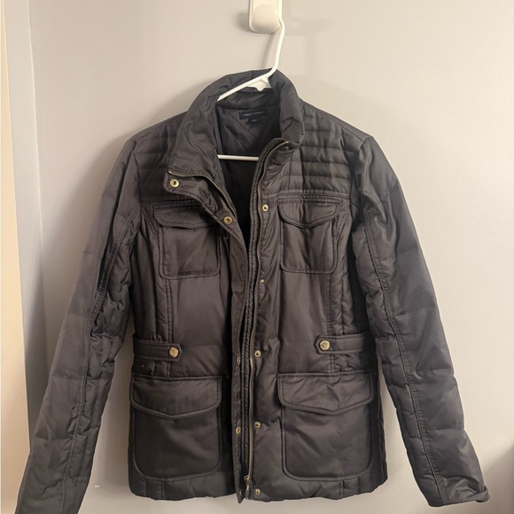 Tommy Hilfiger Women’s Quilted Field Utility Jacket Gray Size Large - Picture 2 of 6